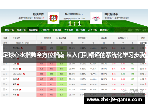 足球心水指数全方位指南 从入门到精通的系统化学习步骤